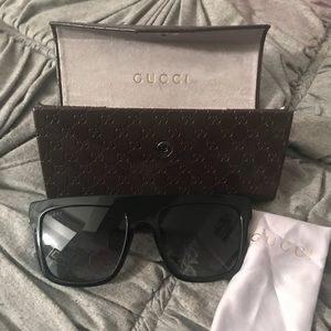 gucci flat top sunglasses